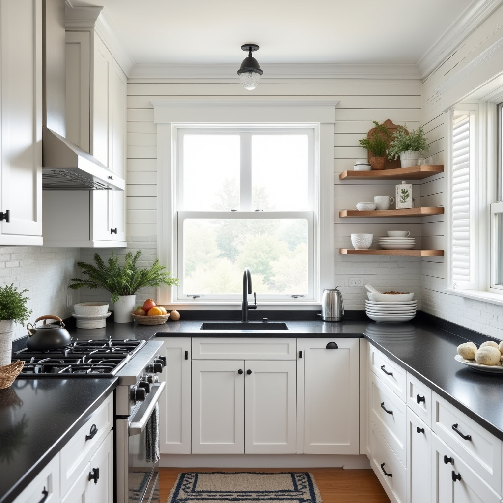 black white kitchen decor 17