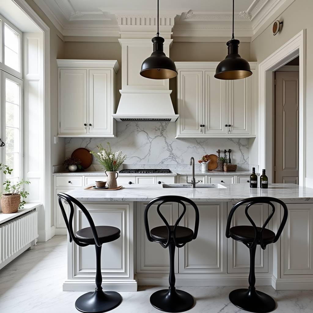 black white kitchen decor 27