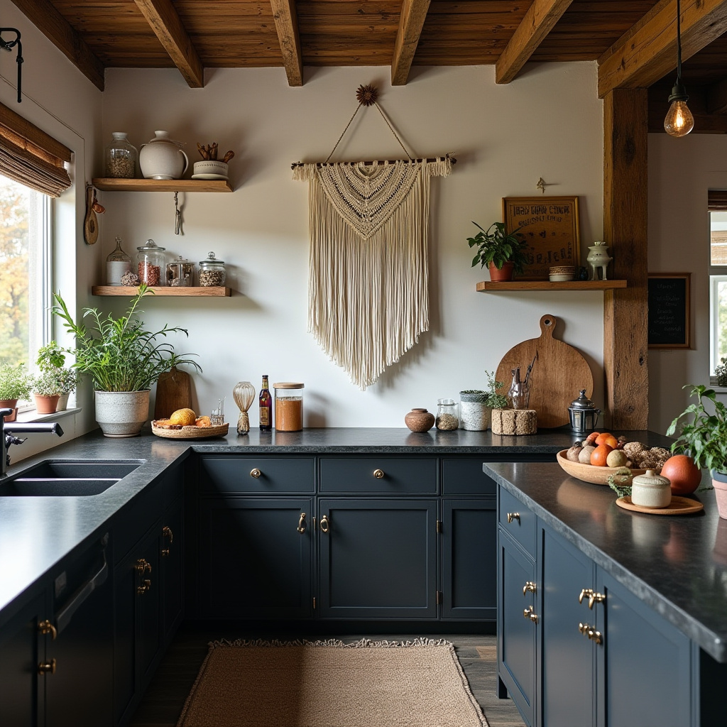 black white kitchen decor 33