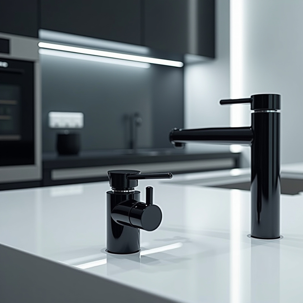 black white kitchen decor 40
