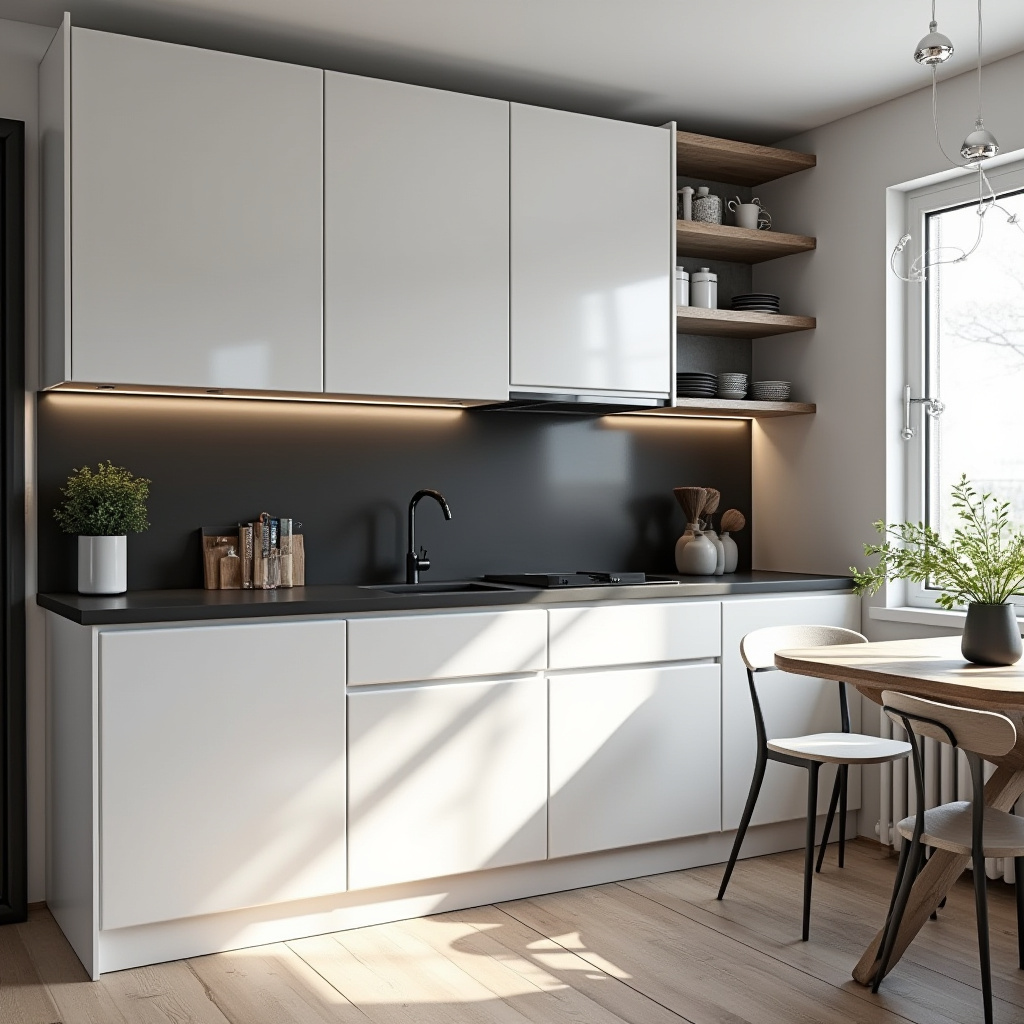black white kitchen decor 8