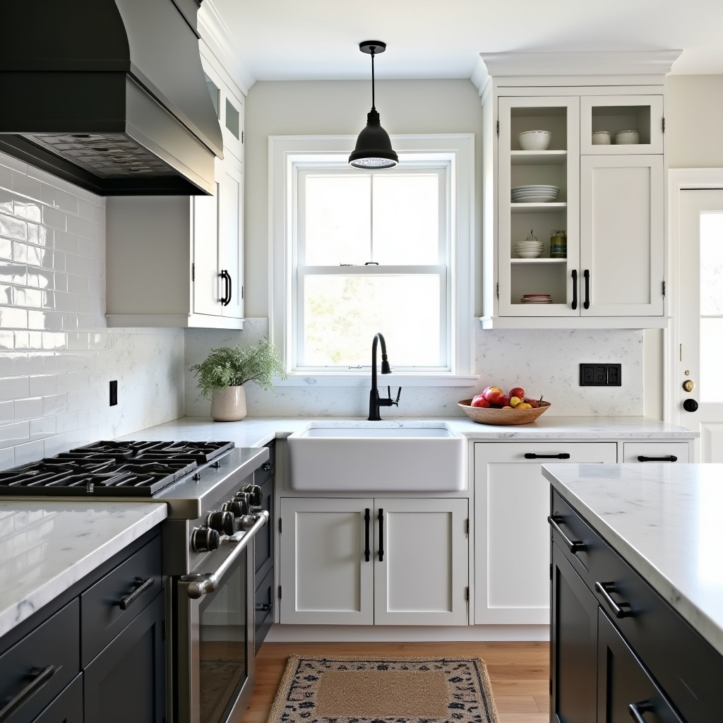 black white kitchen decor 9