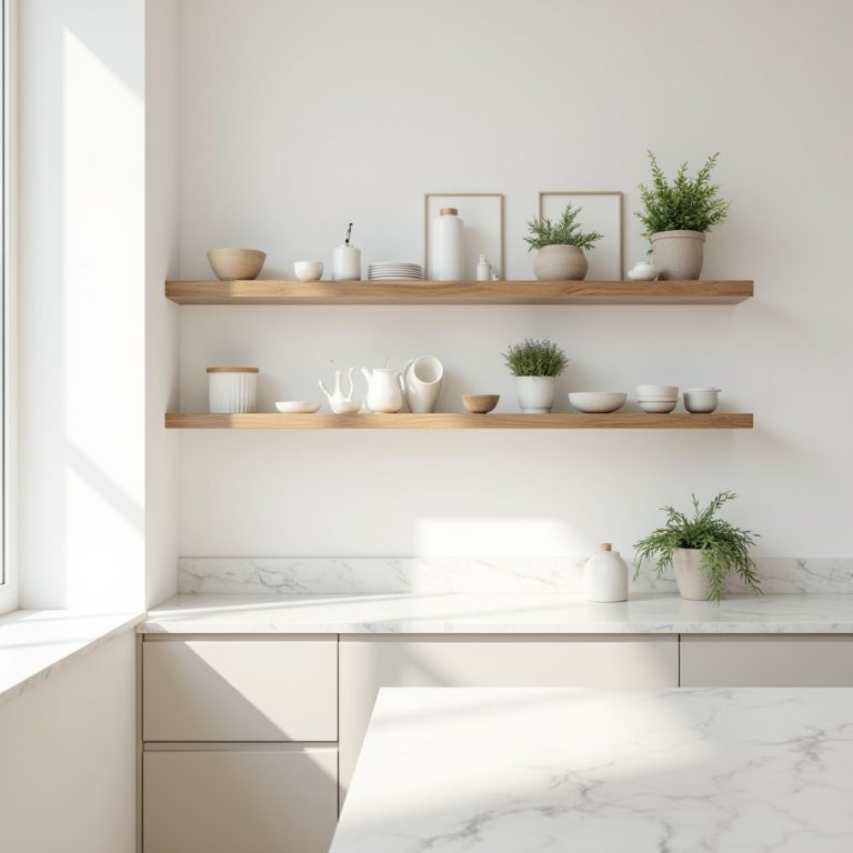 blank wall in kitchen ideas 1