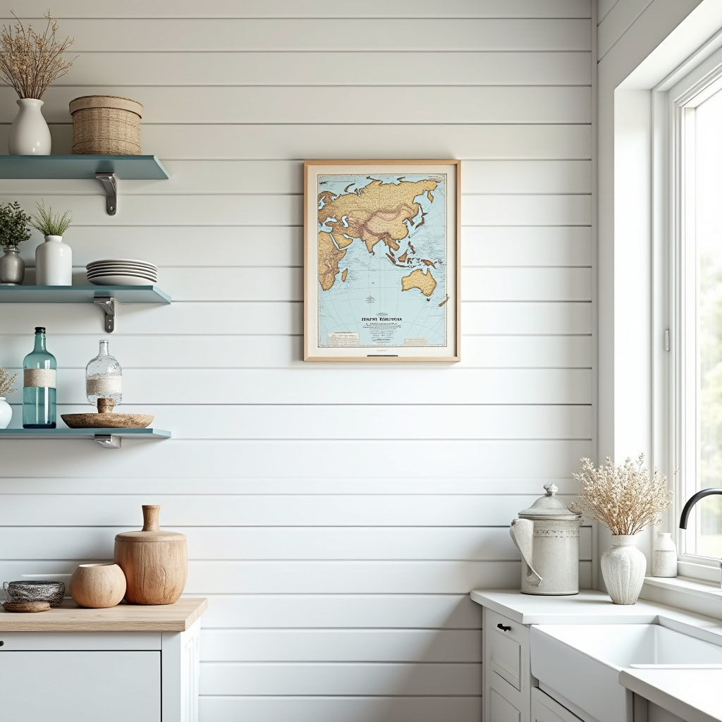 blank wall in kitchen ideas 12