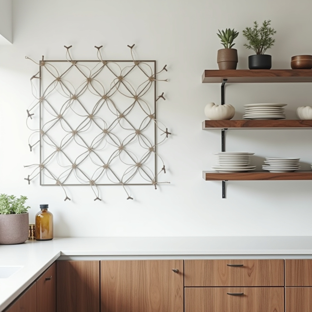 blank wall in kitchen ideas 15