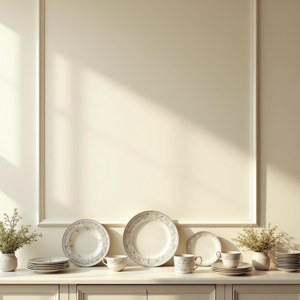blank wall in kitchen ideas 21