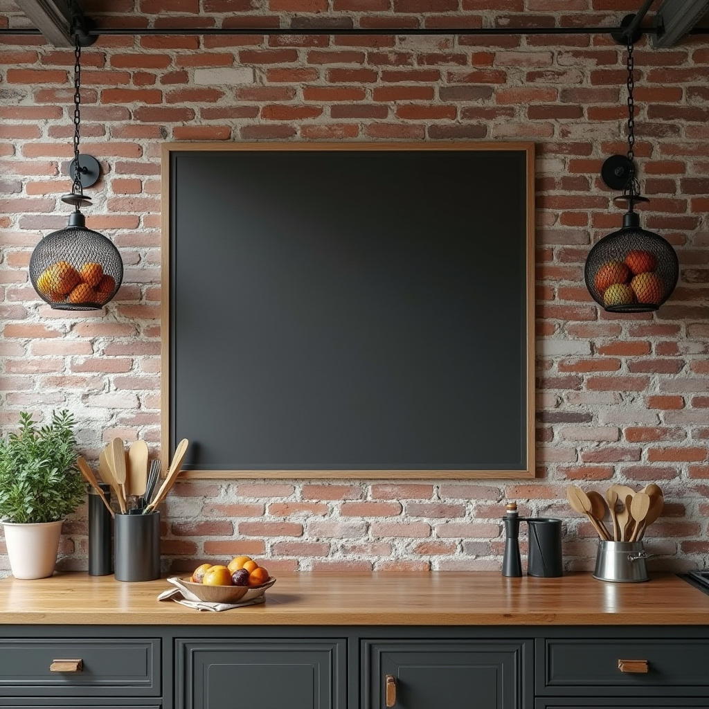 blank wall in kitchen ideas 8
