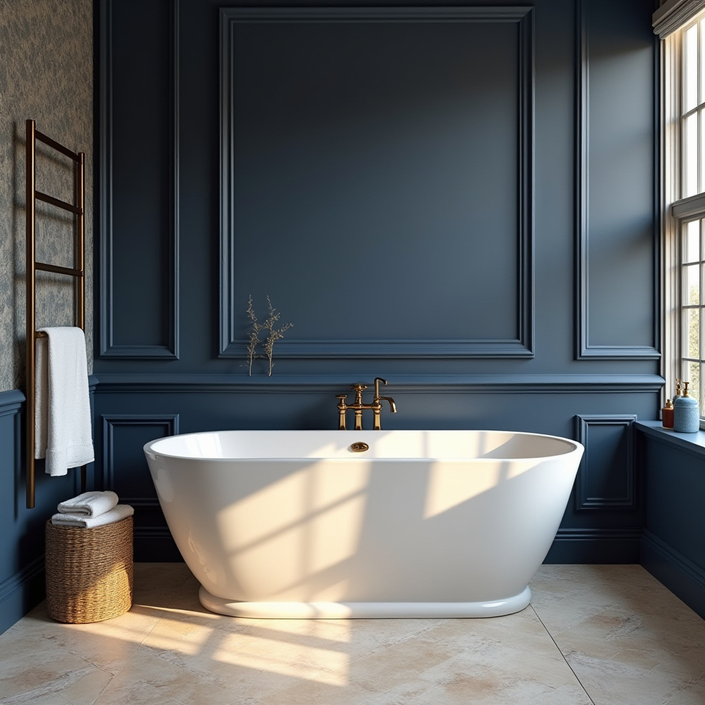 blue and beige bathroom 10