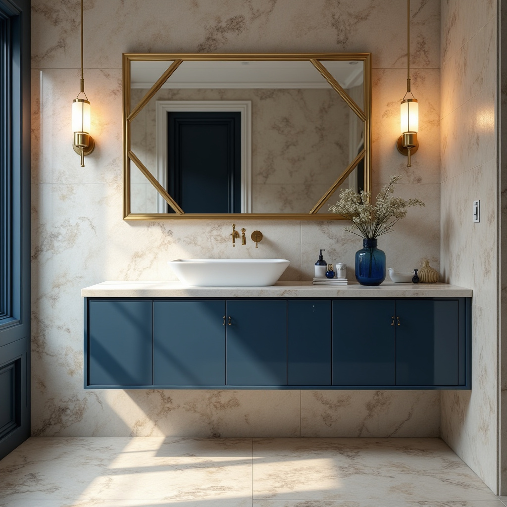 blue and beige bathroom 21