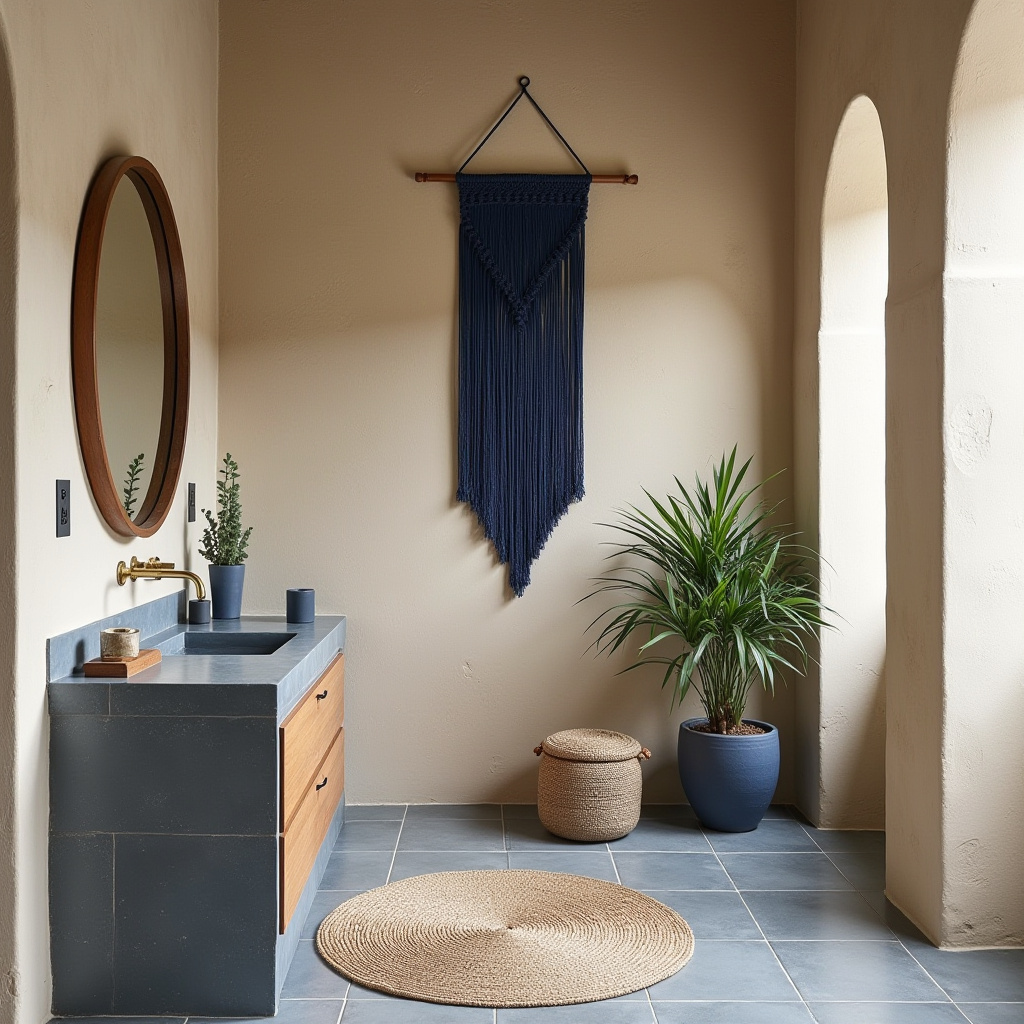 blue and beige bathroom 23