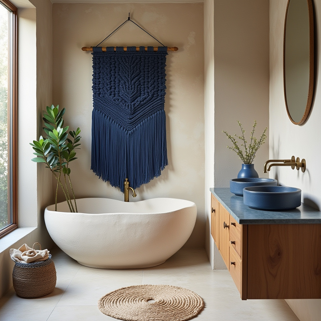 blue and beige bathroom 24