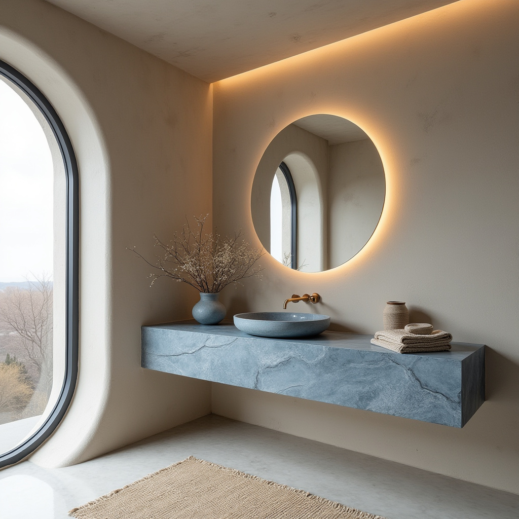 blue and beige bathroom 35