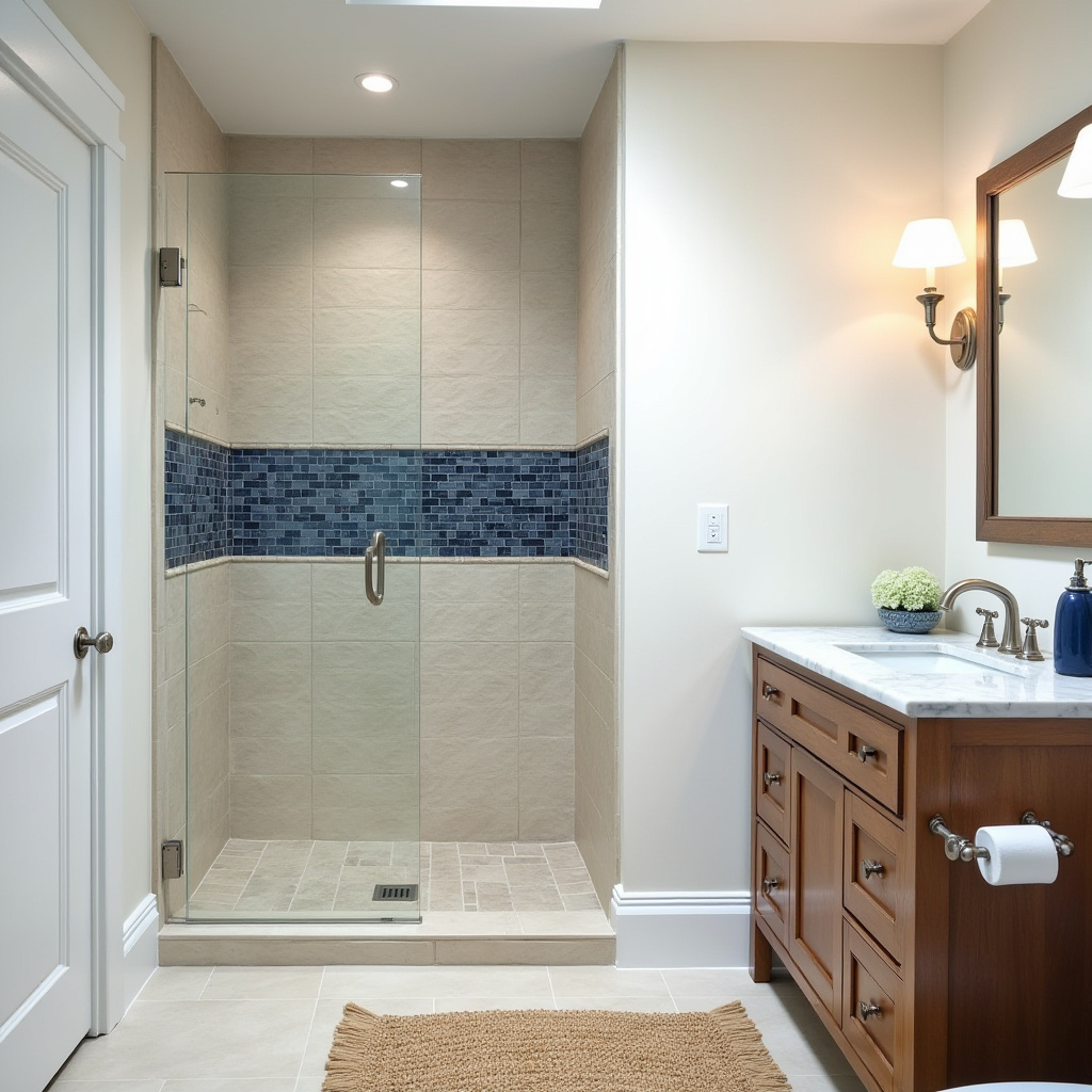 blue and beige bathroom 5