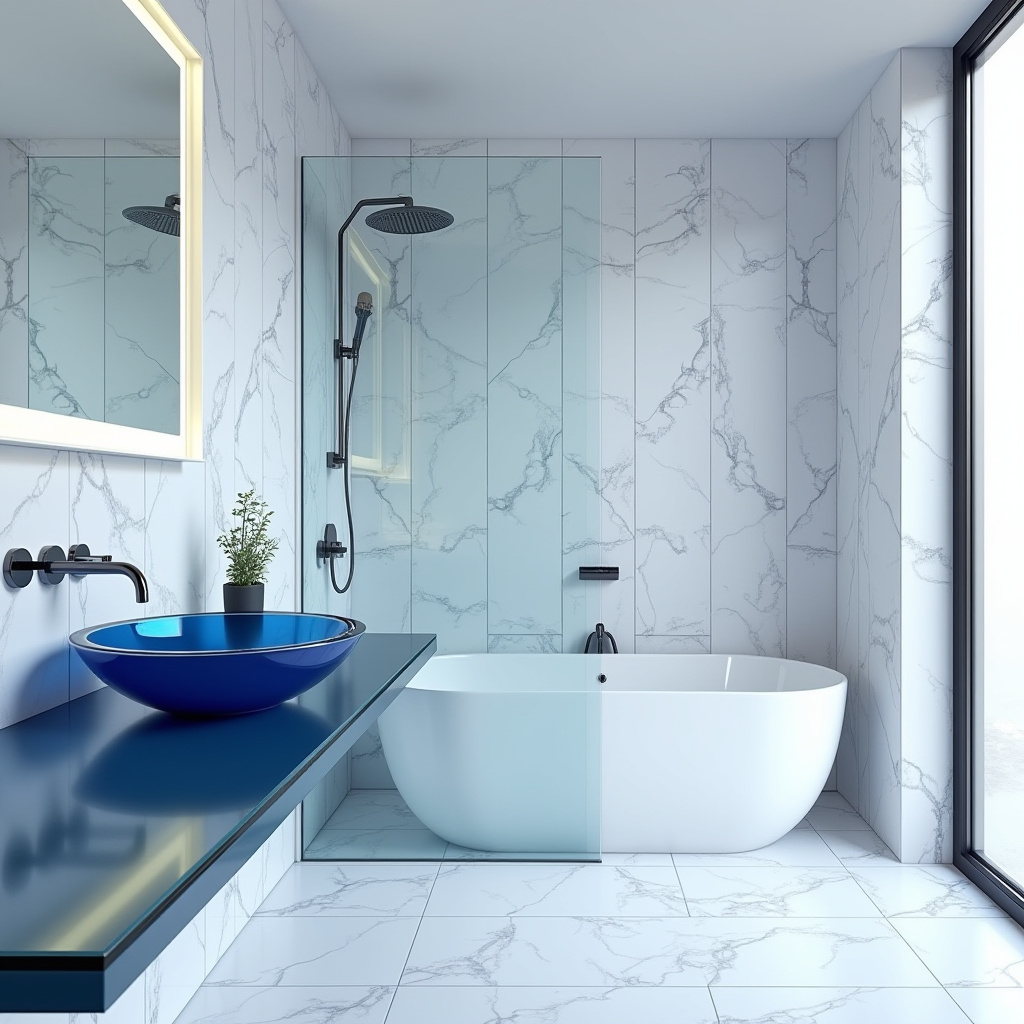 blue and white bathroom 14