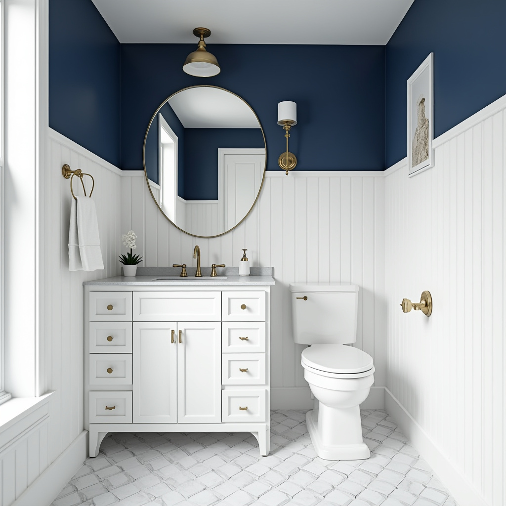blue and white bathroom 17