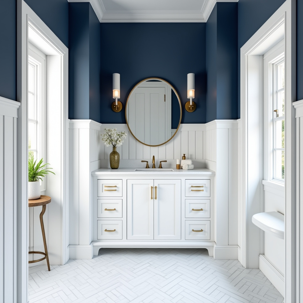 blue and white bathroom 18