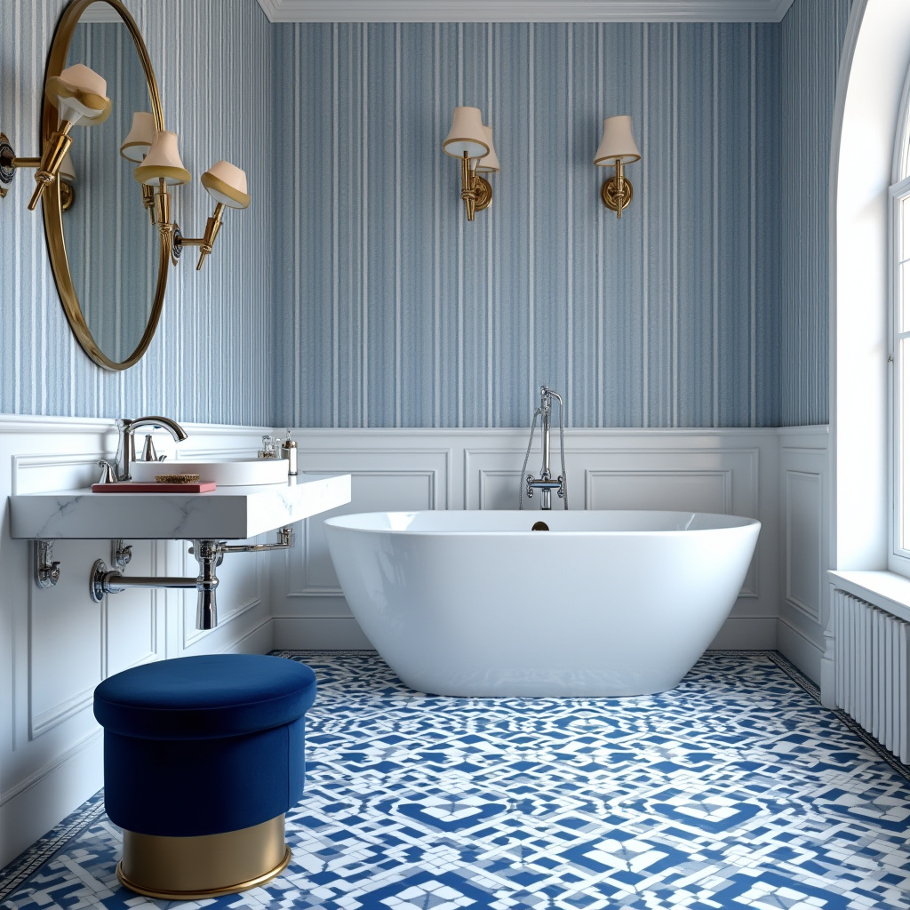 blue and white bathroom 21