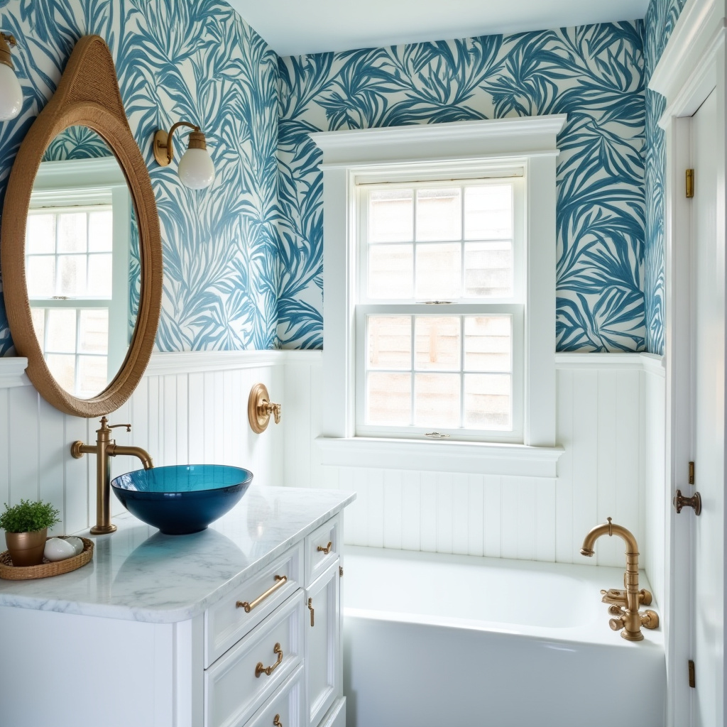 blue and white bathroom 26