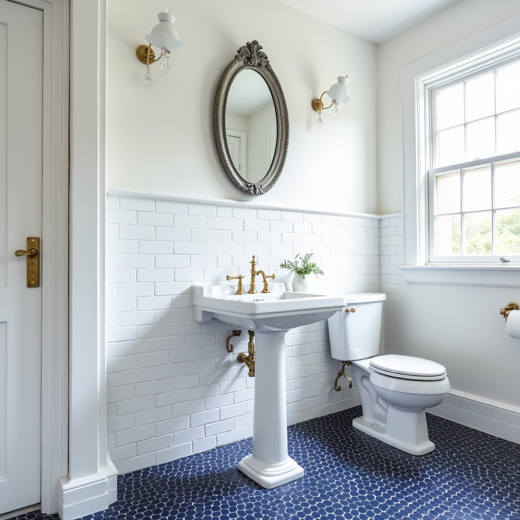 blue and white bathroom 27
