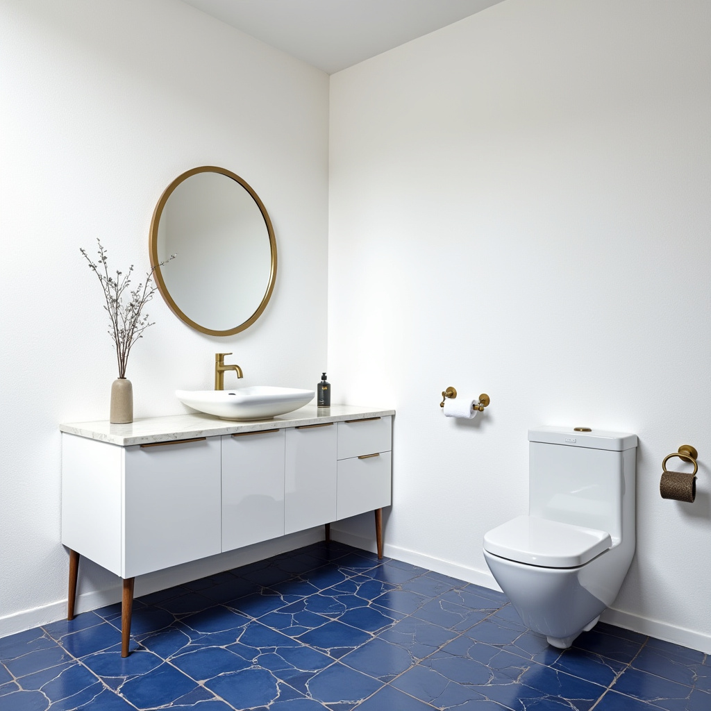 blue and white bathroom 34