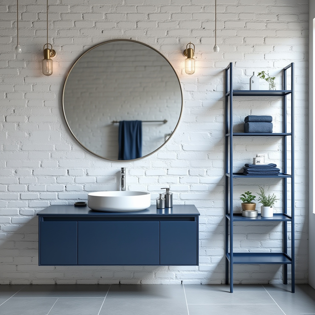 blue and white bathroom 38