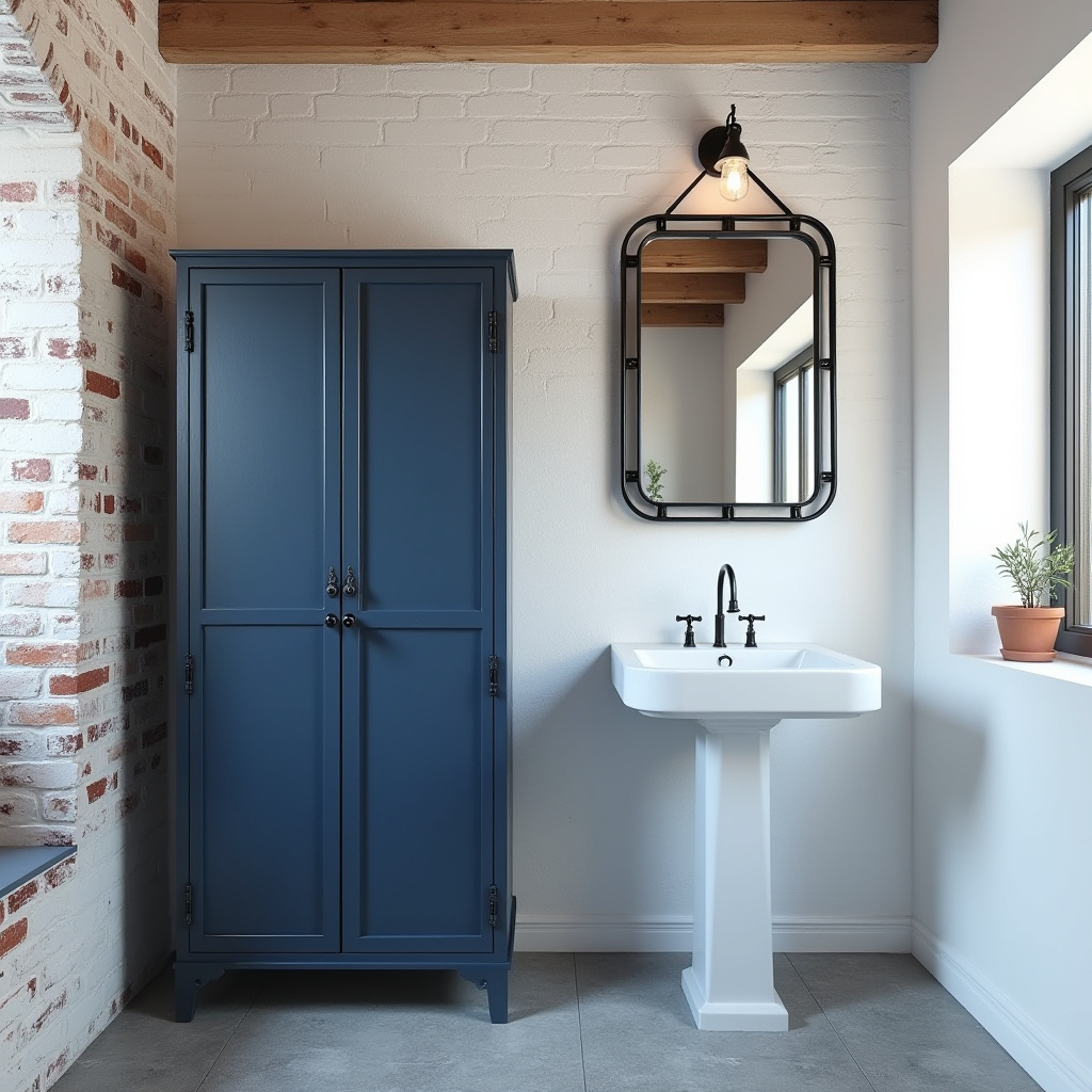 blue and white bathroom 9