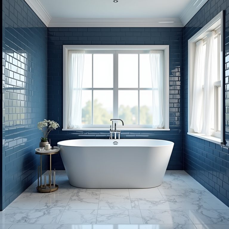 blue bathrooms 1