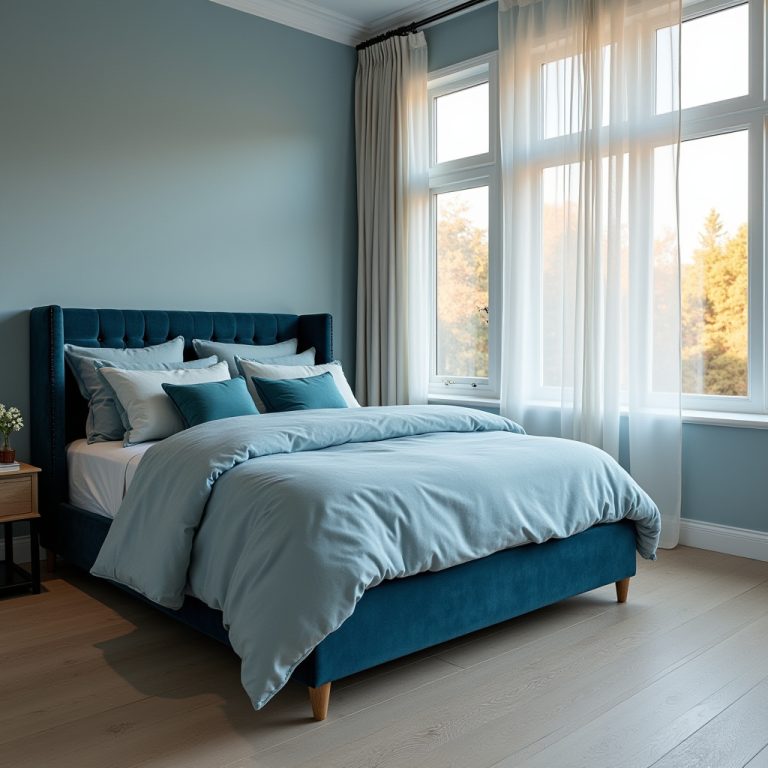 blue bedroom aesthetic 1