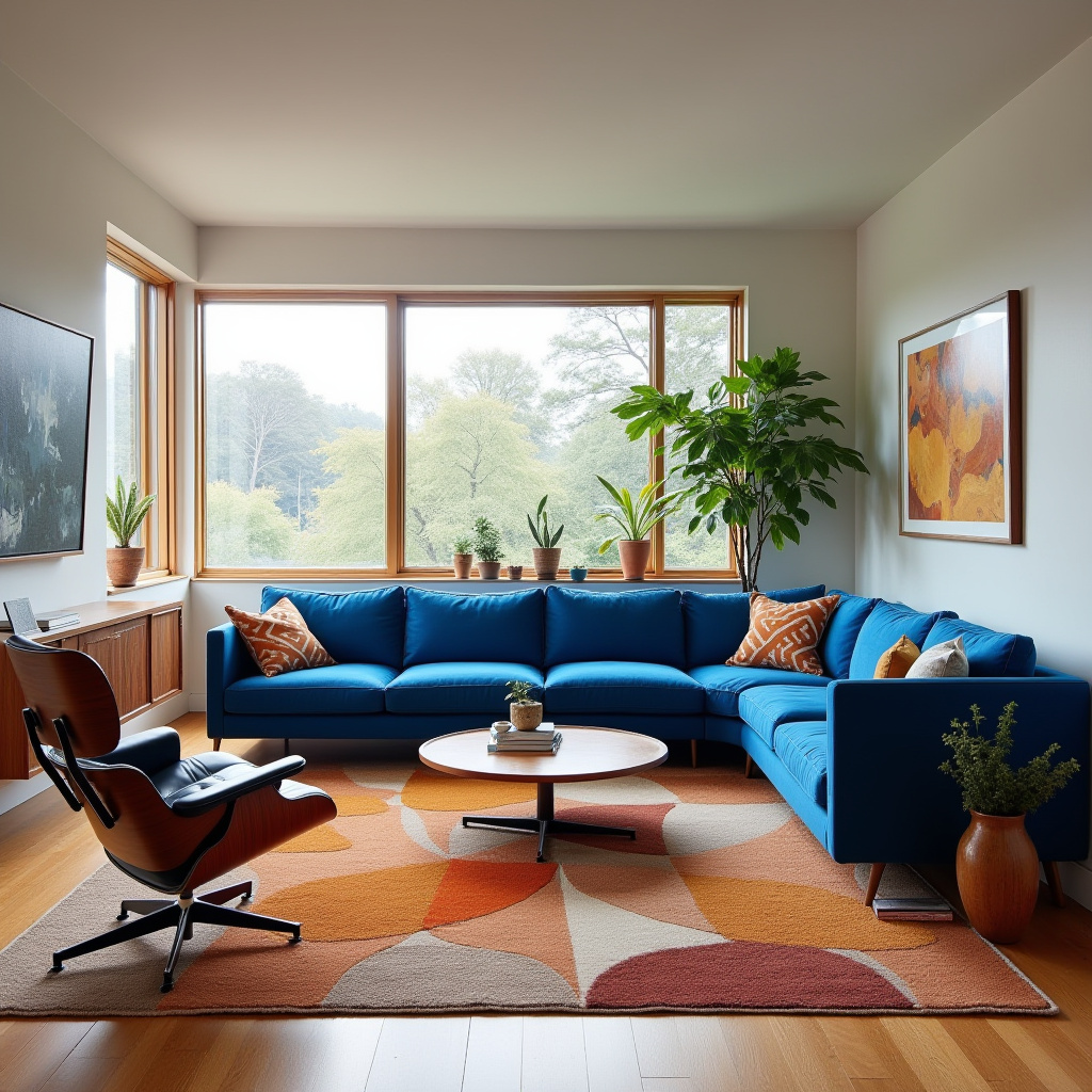 blue couch living room ideas 13