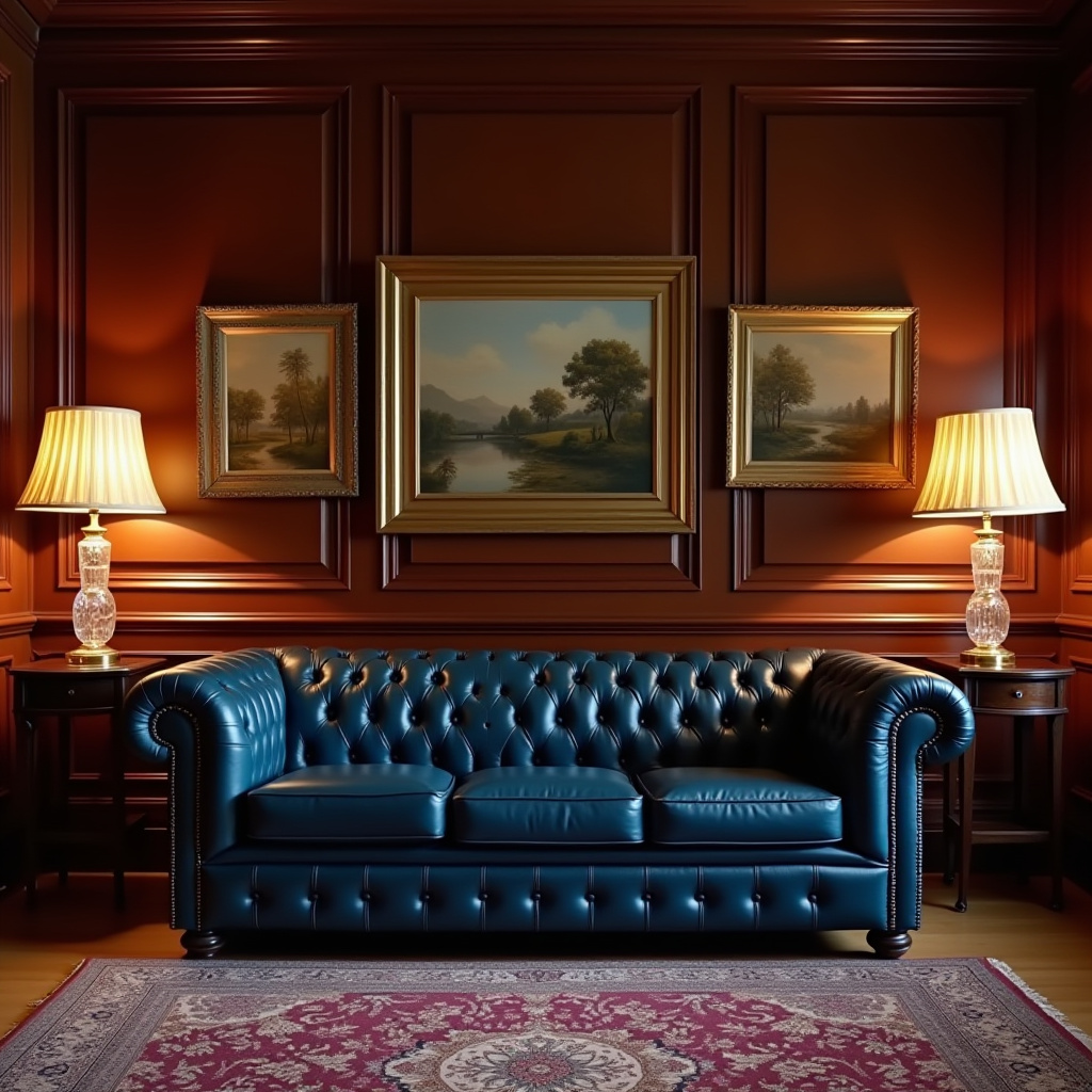 blue couch living room ideas 16