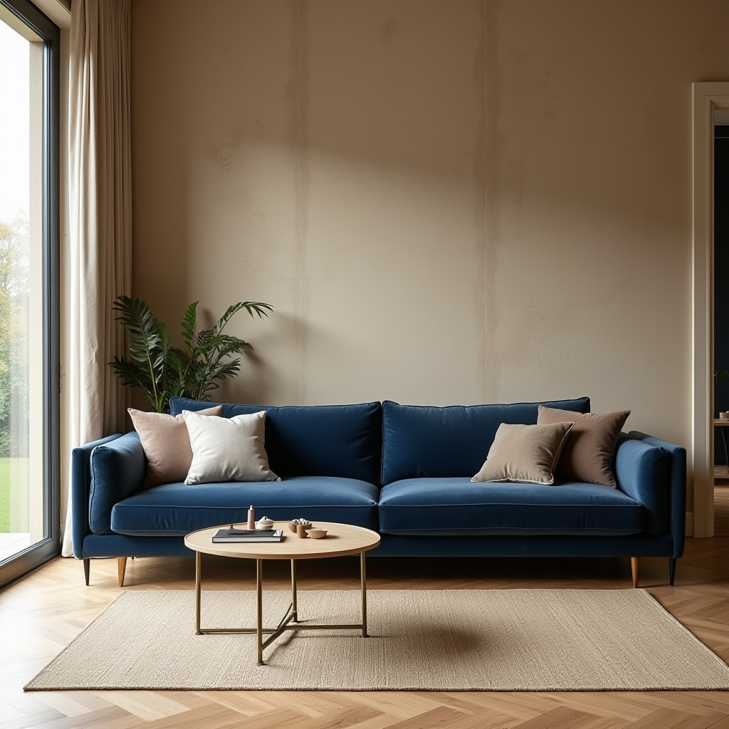 blue couch living room ideas 2