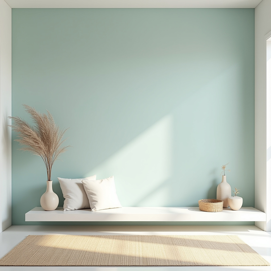 blue feature wall living room 22