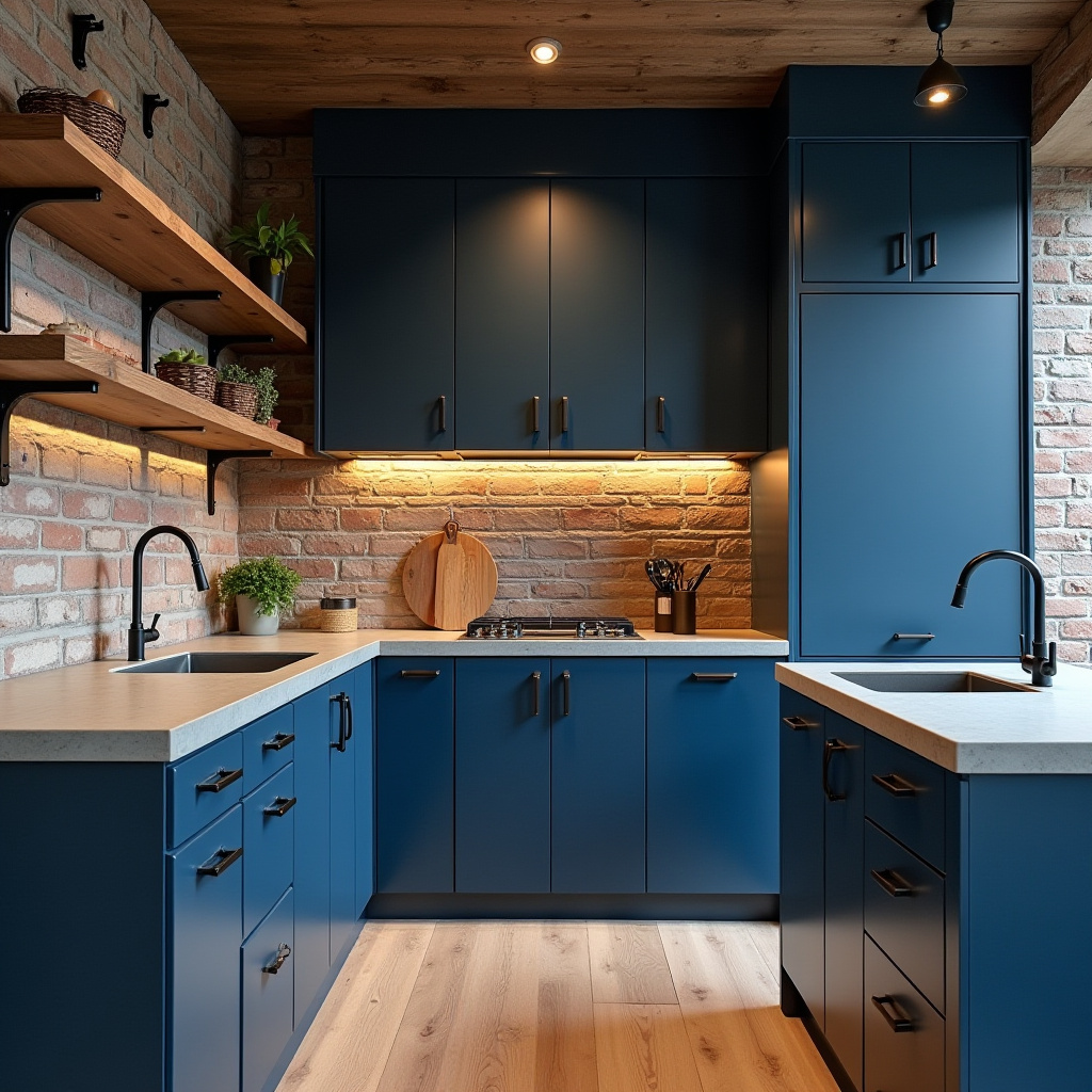 blue kitchen decor 12