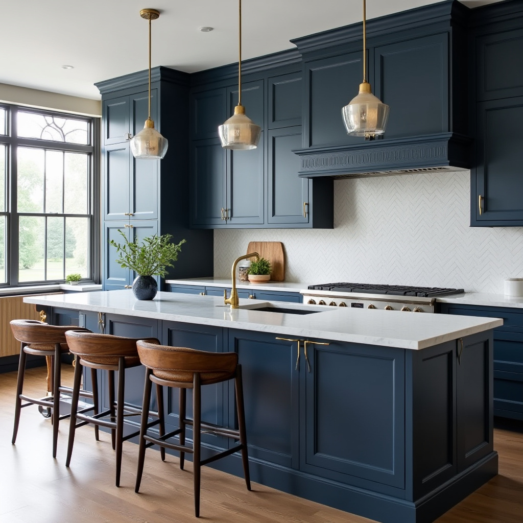blue kitchen decor 28