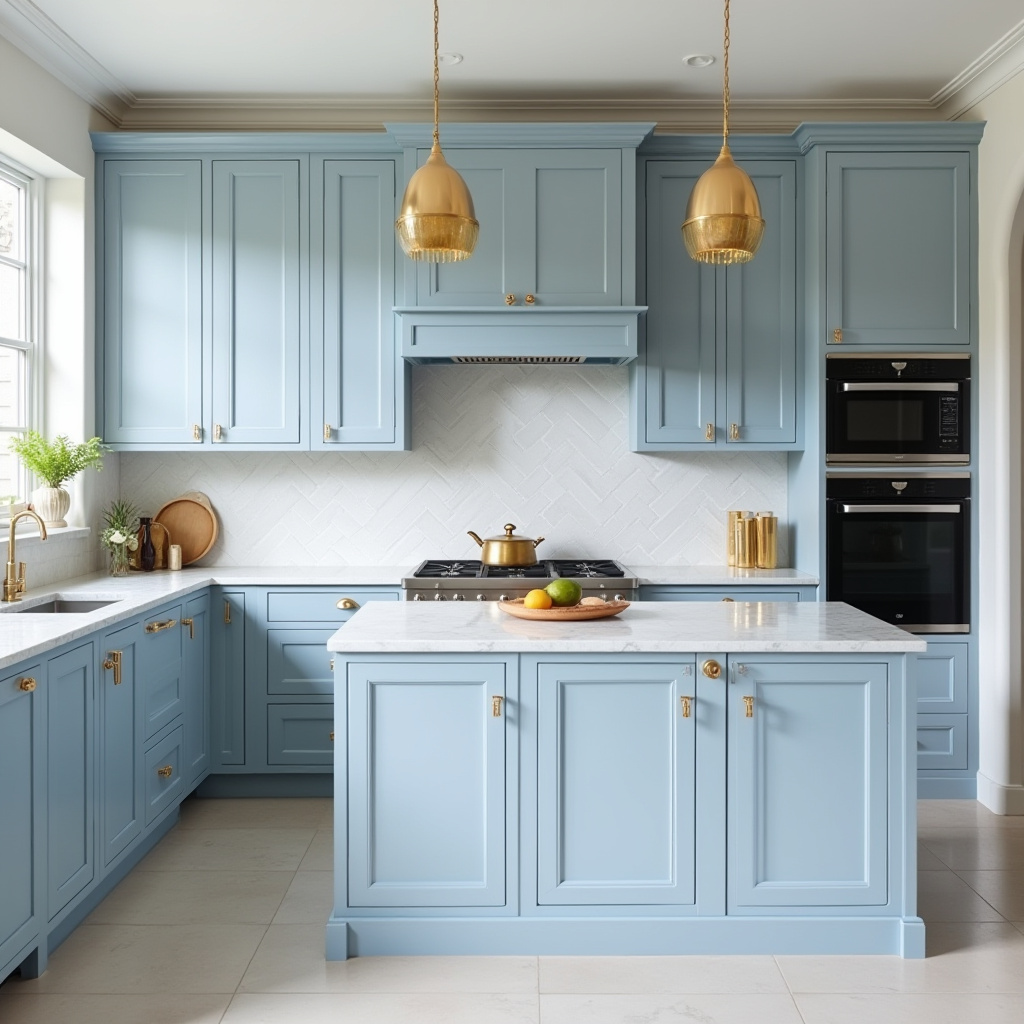 blue kitchen decor 31