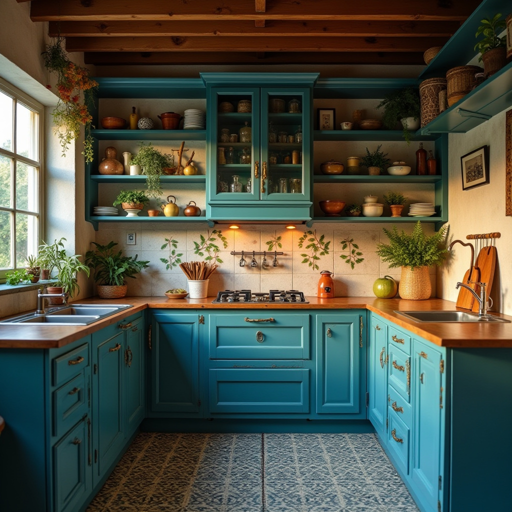 blue kitchen decor 33
