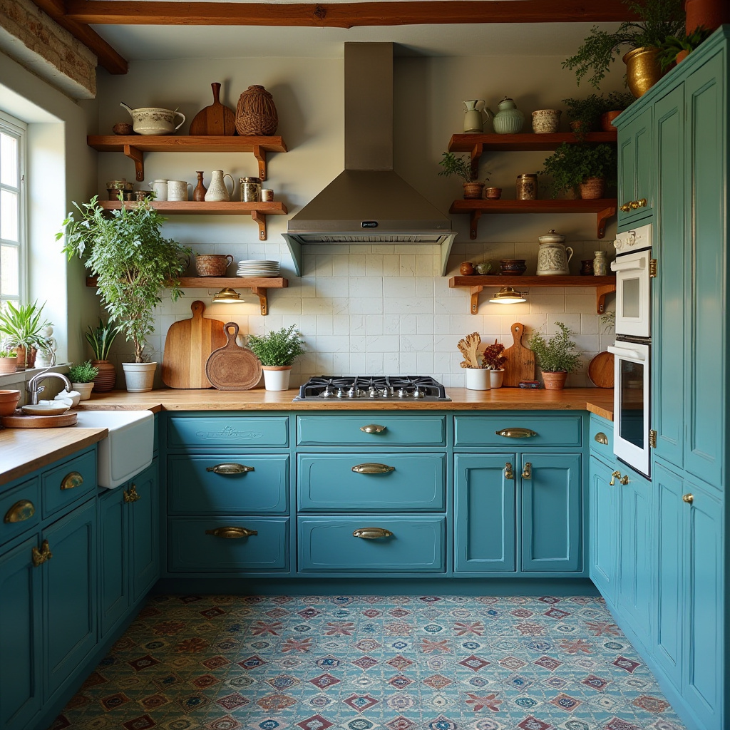 blue kitchen decor 34