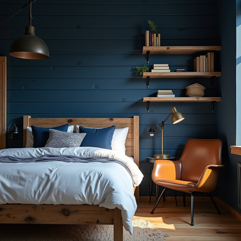 blue teen bedroom 14