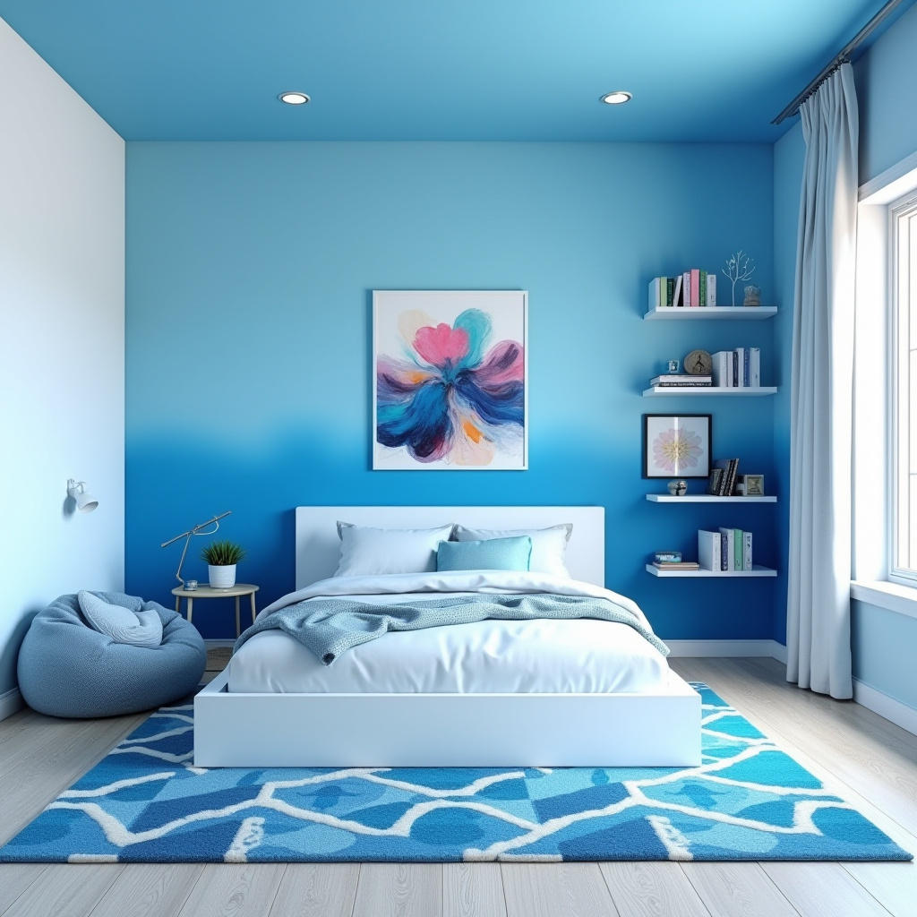 blue teen bedroom 18