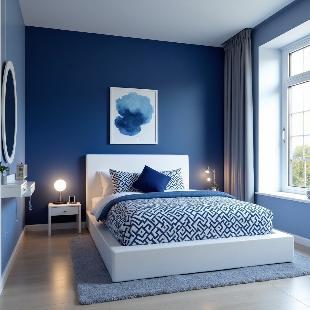 blue teen bedroom 28