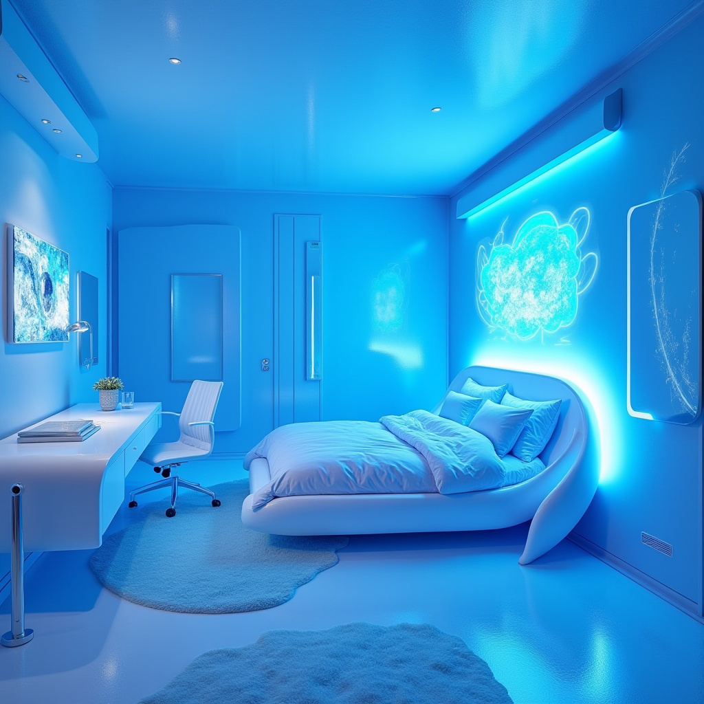blue teen bedroom 33