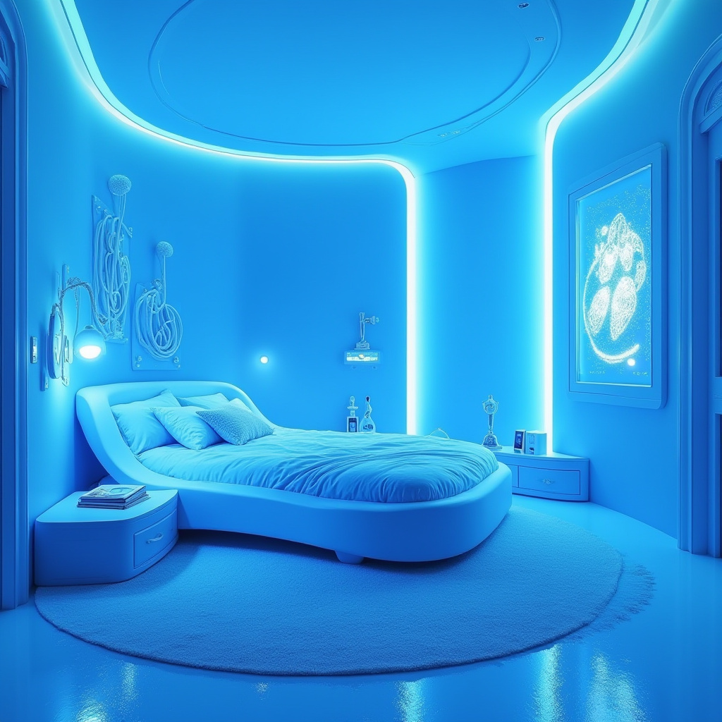 blue teen bedroom 34