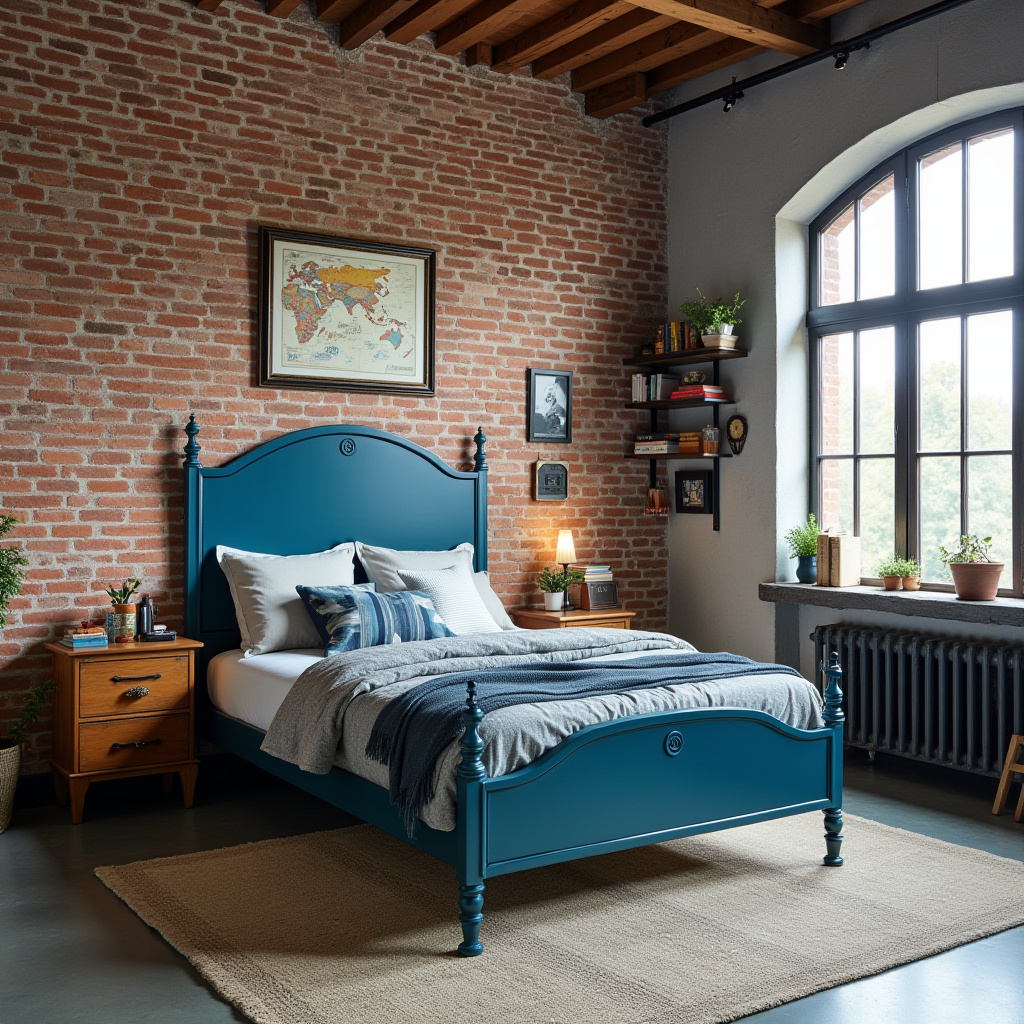 blue teen bedroom 6