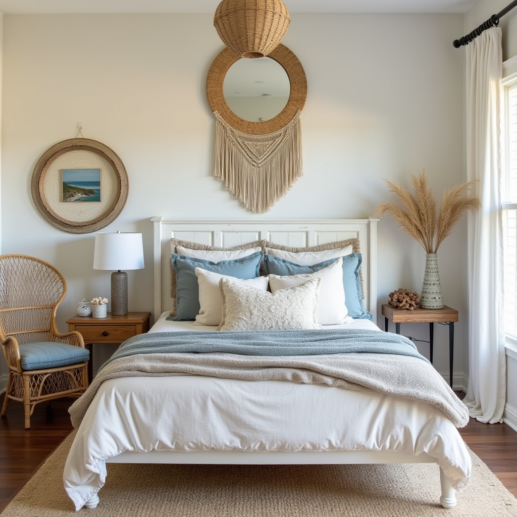 boho beach bedroom 13