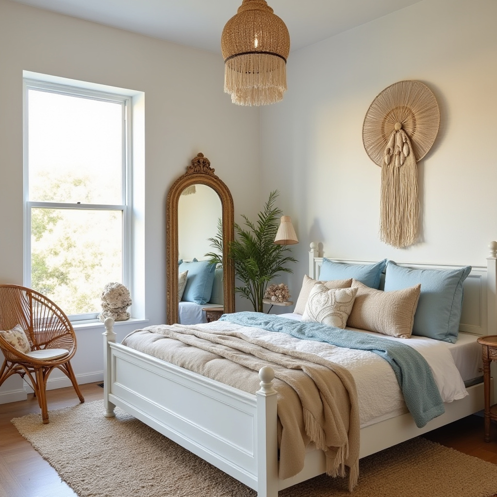 boho beach bedroom 14
