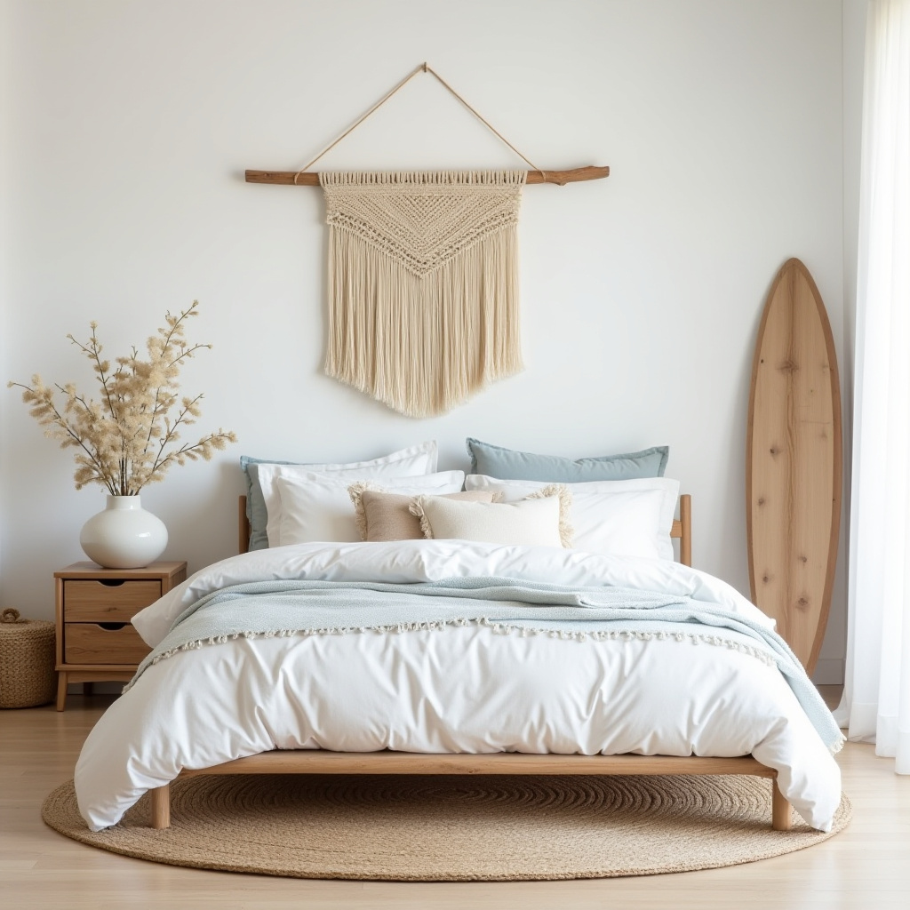 boho beach bedroom 16