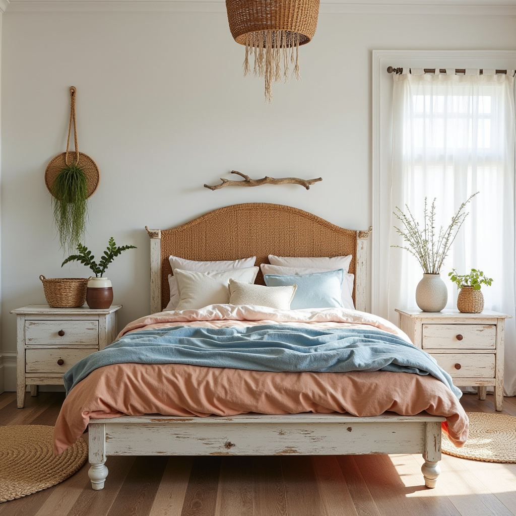 boho beach bedroom 18
