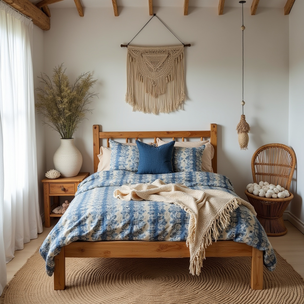 boho beach bedroom 19