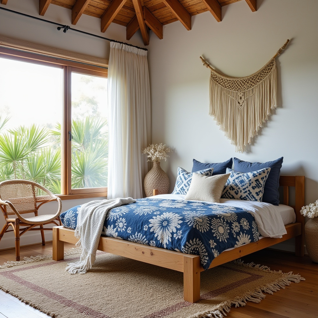 boho beach bedroom 20