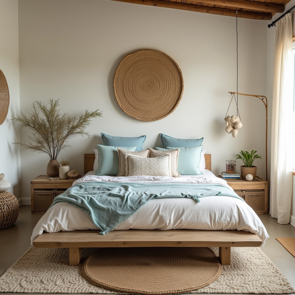 boho beach bedroom 31